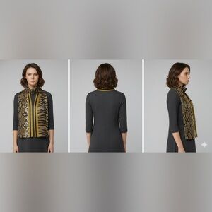 Stylish Animal Print Scarf